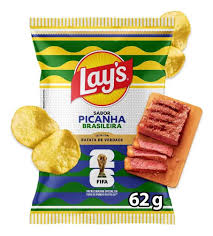 ELMA CHIPS BATATA LAYS PICANHA 62GRS